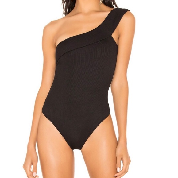 h:ours Women’s Alexander XXS Black Bodysuit -New - Picture 1 of 13